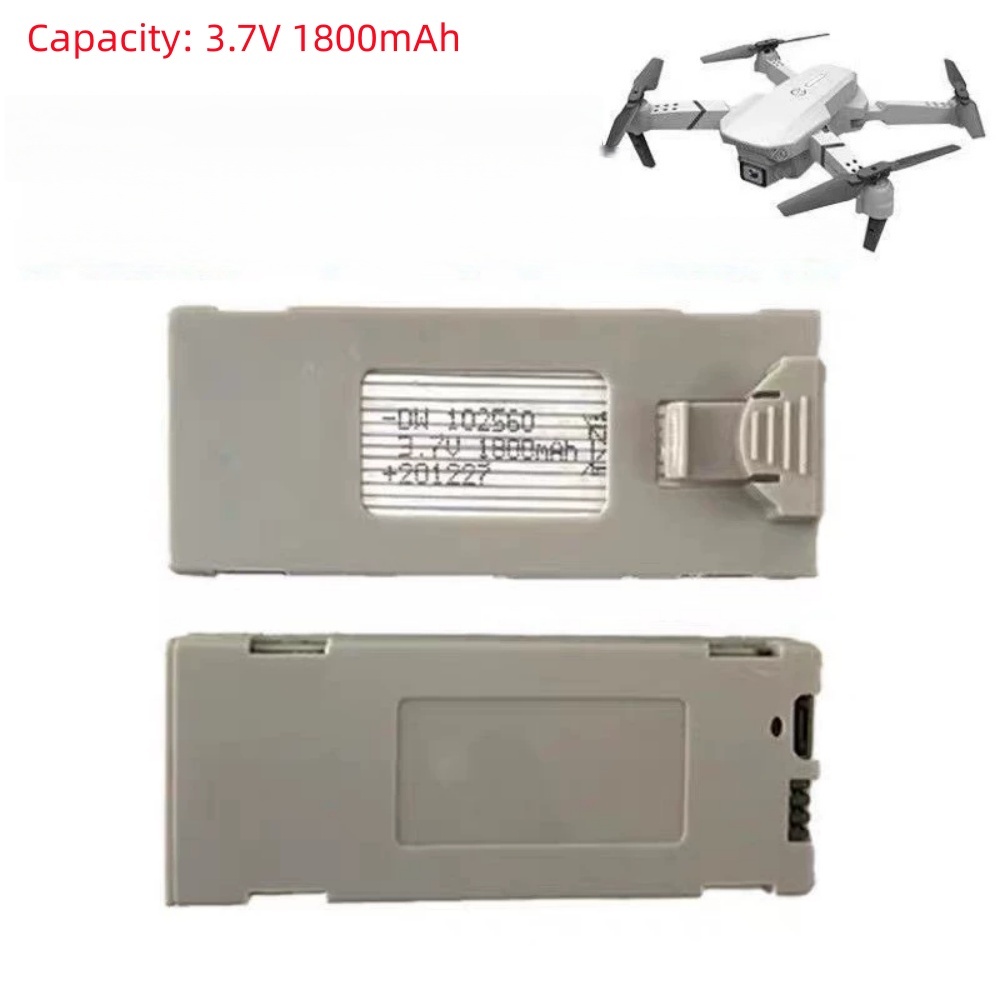 Drone Rc E88 Pro - 1-10 SZTUK BATERII 3.7V 1800mAh DO
