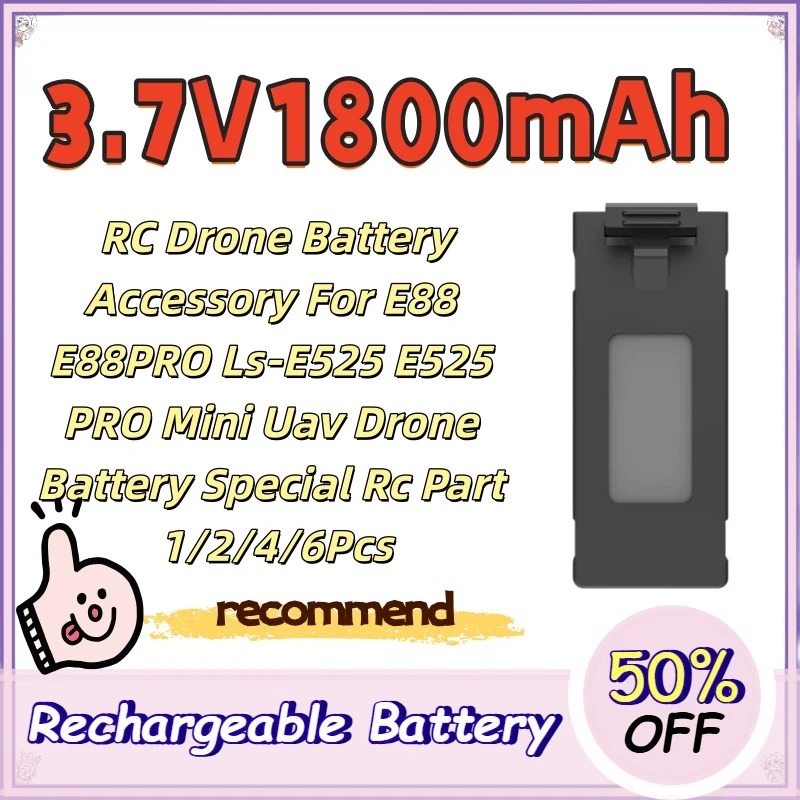 Drone Rc E88 Pro - Akumulator 3.7V 1800mAh do drona RC,
