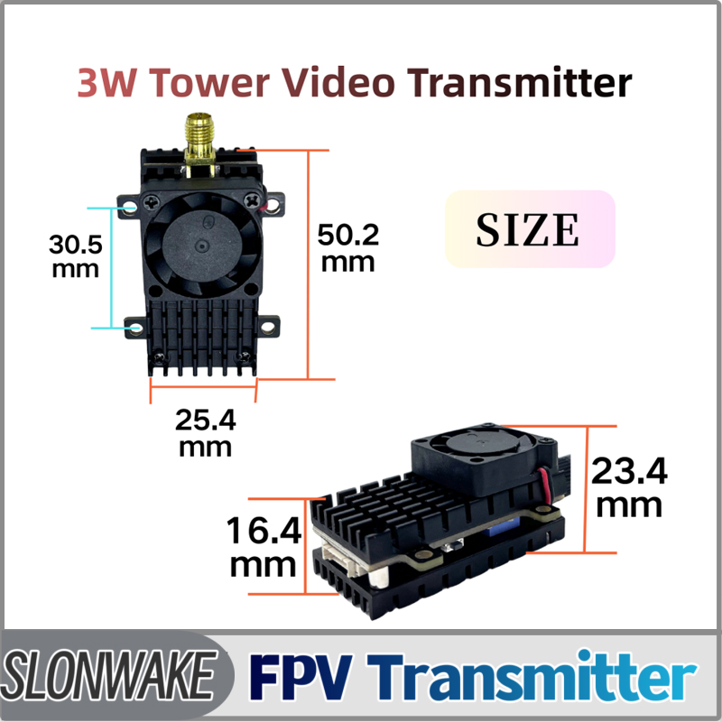 Drone Rc Remote - Moduł transmisji wideo FPV SLONWAKE 5.8G