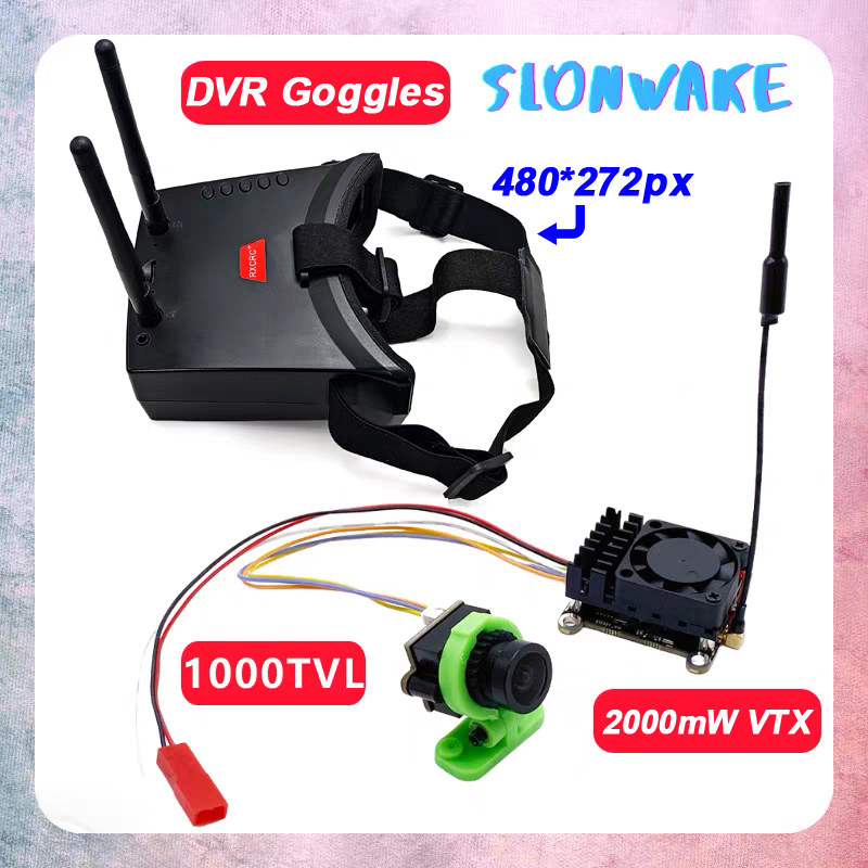 Fpv Camera Cmos - Zasięg ponad 20 km, 5.8 GHz,