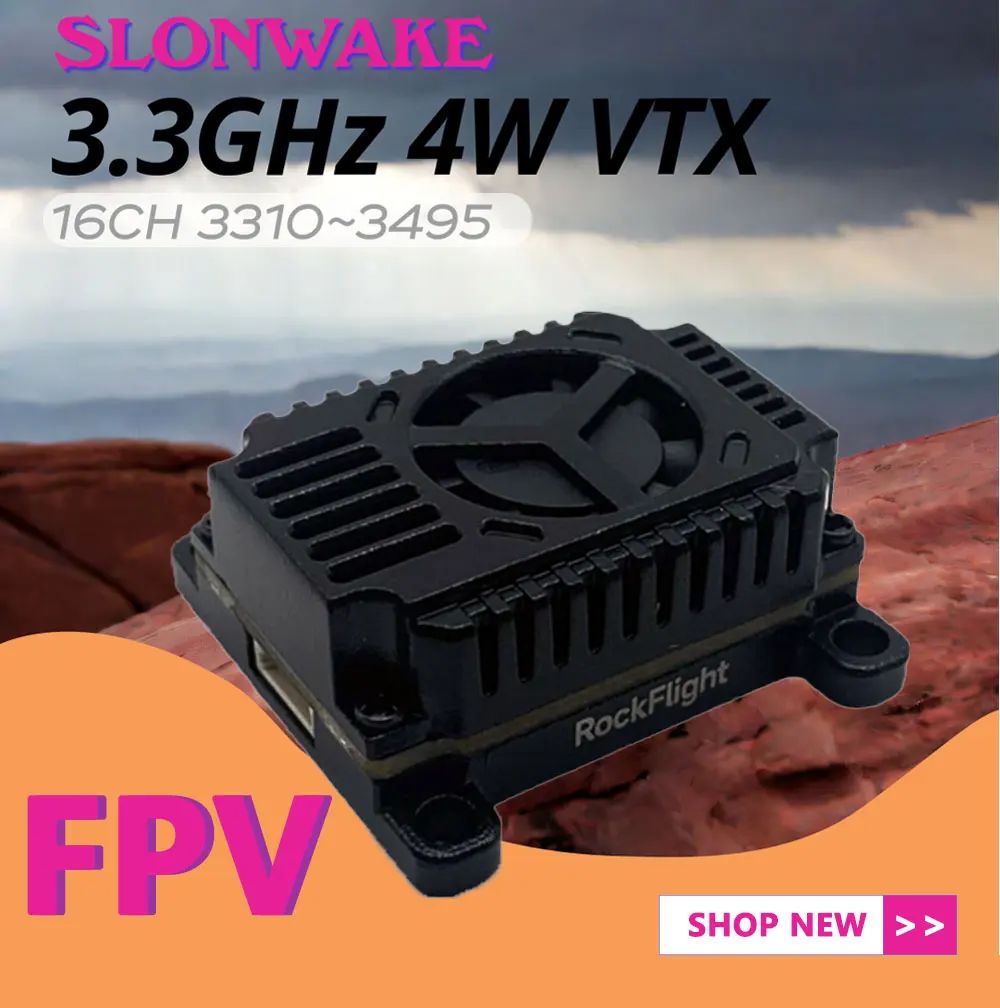 SLONWAKE FPV 3.3G 16CH 4000mW  – Drone Rc Remote recenzja i cena