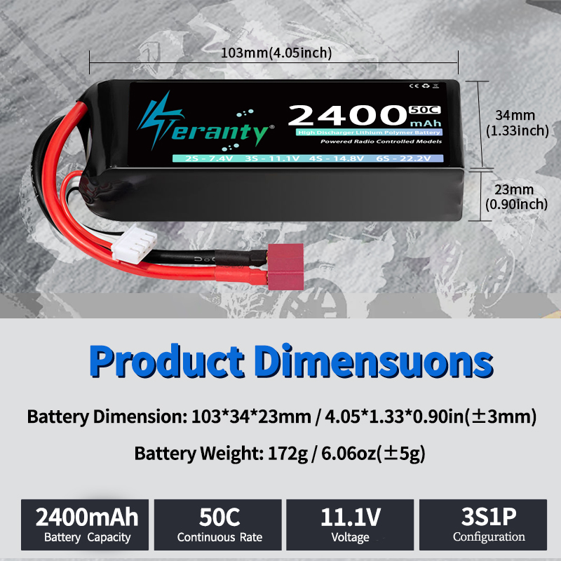 TERANTY 3S 2200/2400/2600mAh B – Drone Rc Board recenzja i cena