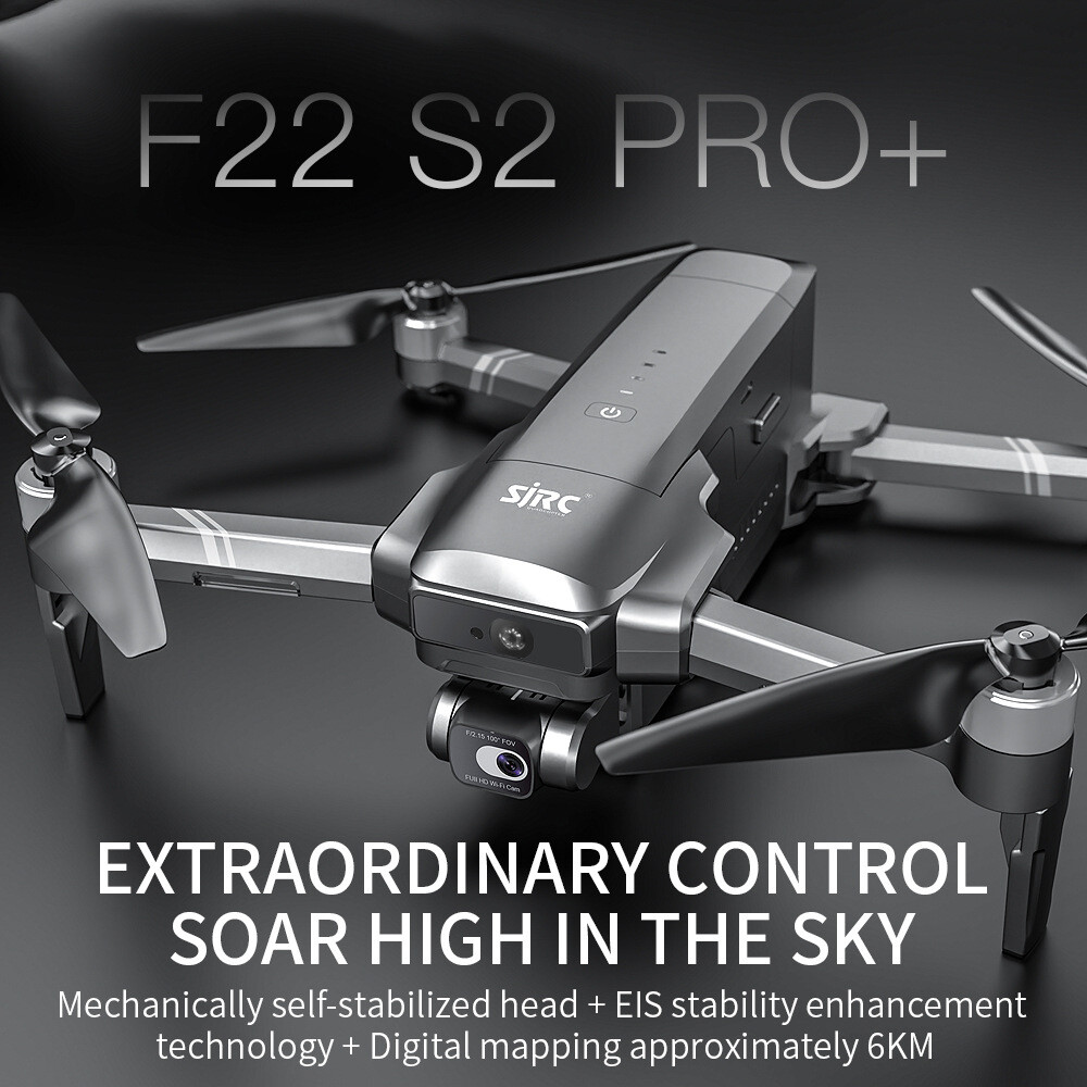Dron SJRC F22 S2 PRO+ GPS 6KM  – Drone Sjrc recenzja i cena