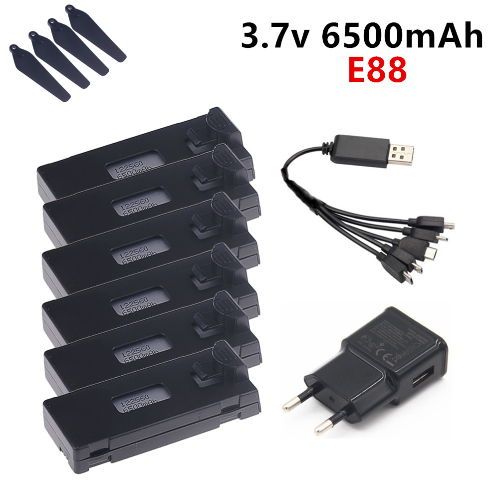 Akumulator Lipo 3.7V 6500mAh d – Drone Rc E88 Pro recenzja i cena