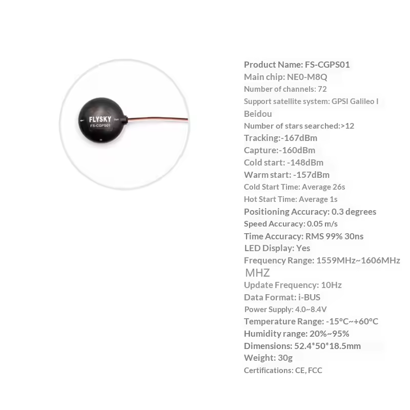 Flysky FS-G11P GPS FS-CGPS01 7 – Flight Controller recenzja i cena