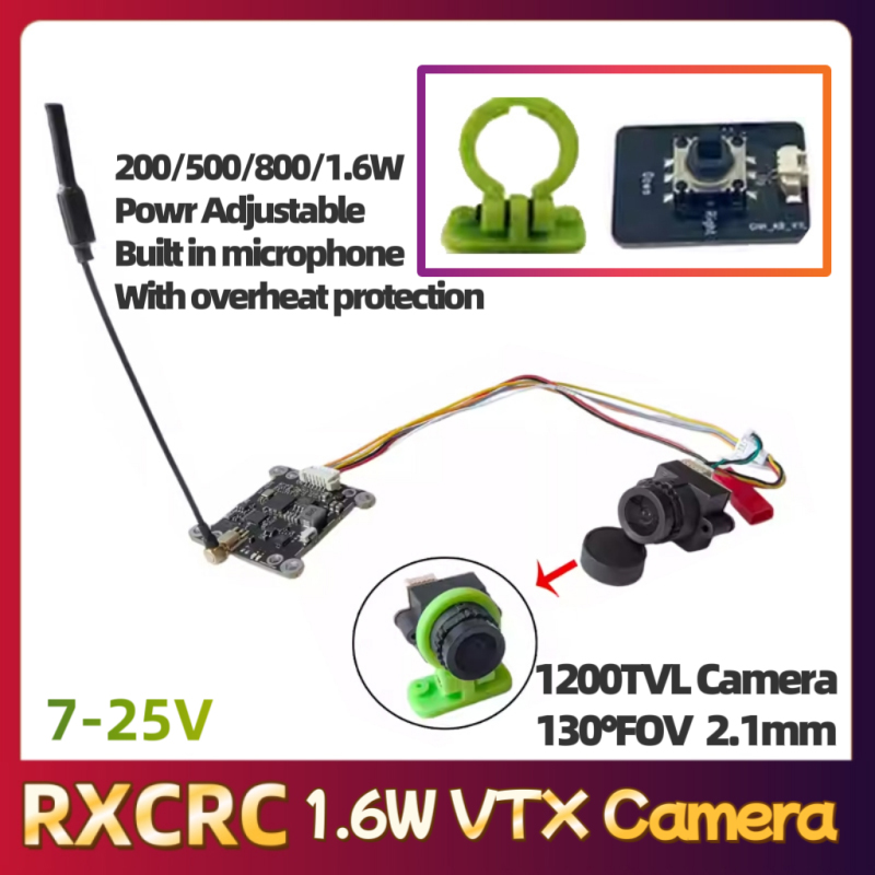 Moduł RXCRC 5.8G 48CH 1.6W VTX – Drone Rc Camera recenzja i cena