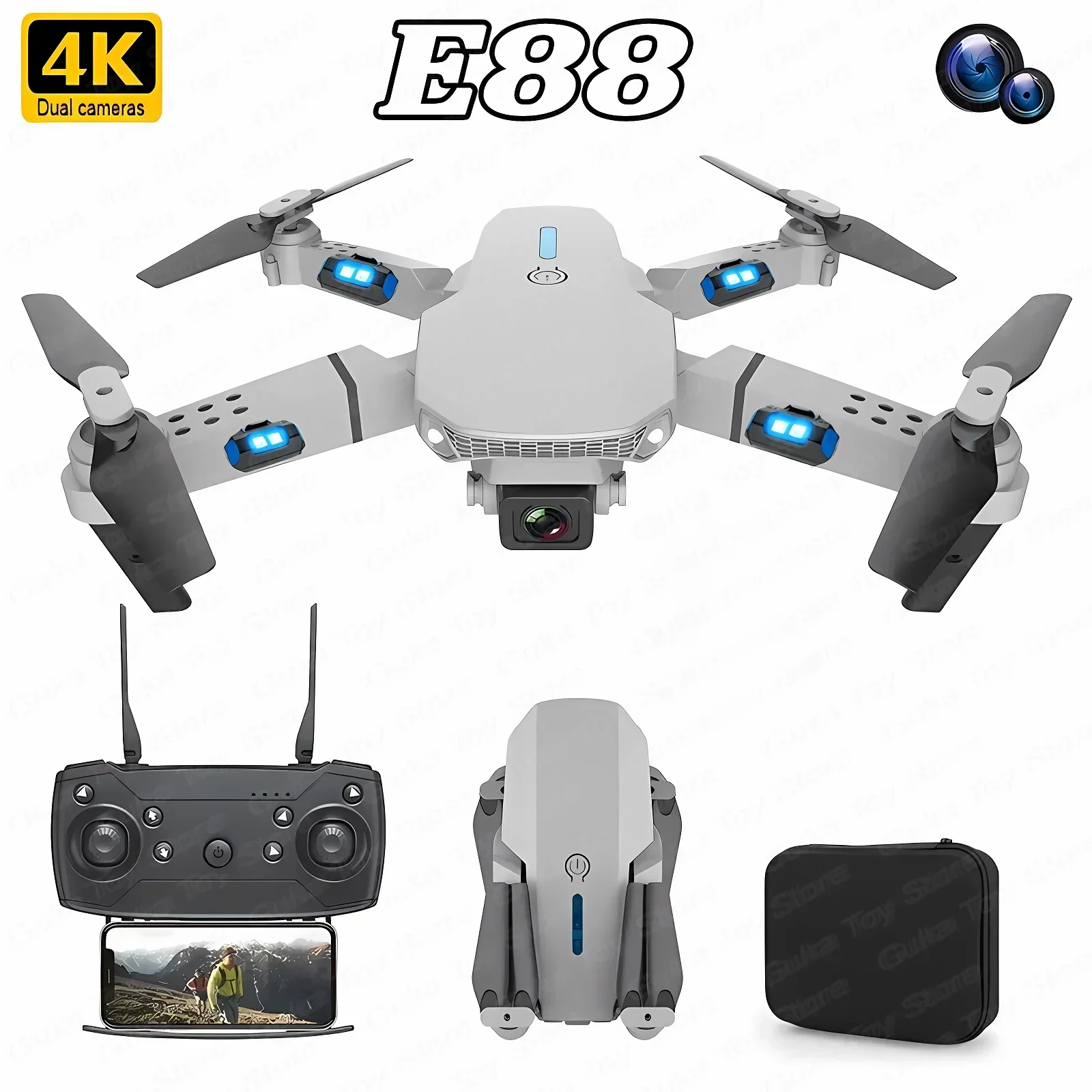 E88 Pro WIFI FPV Drone Wide An – Drone Rc E88 Pro recenzja i cena