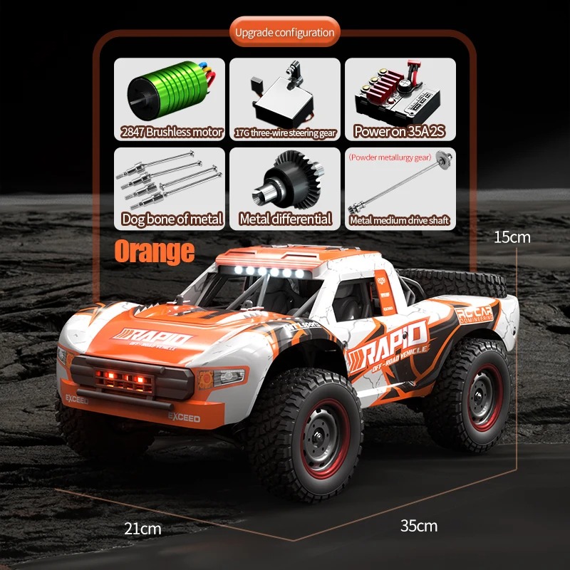JJRC Q130 1:16 70KM/H 4WD RC C – Drone Bike Rc recenzja i cena