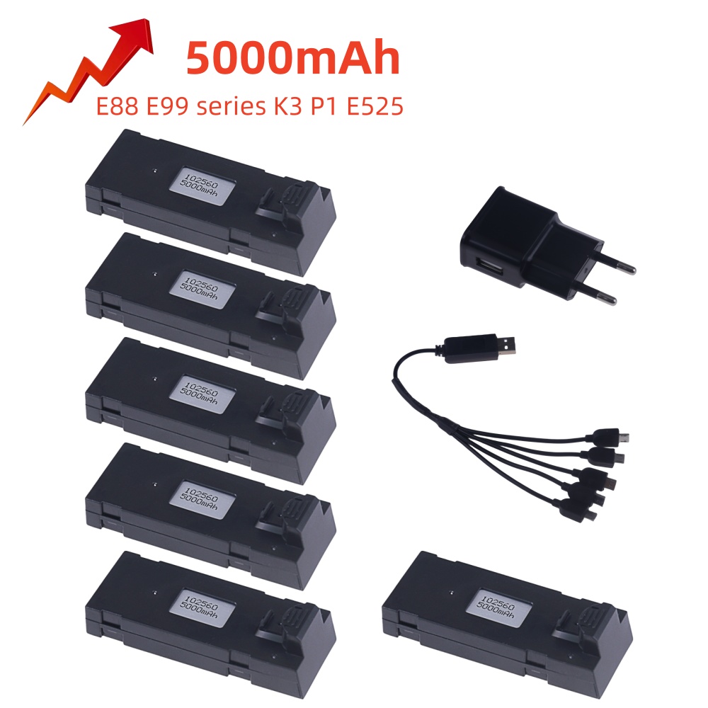 3.7V 5000Mah RC Drone Battery  – Drone Rc E88 Pro recenzja i cena