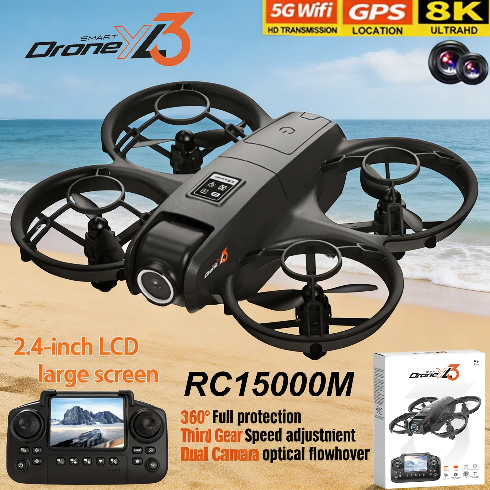 Nowy dron RC YL3 8K 1080P z sz – Drone Udi Rc recenzja i cena