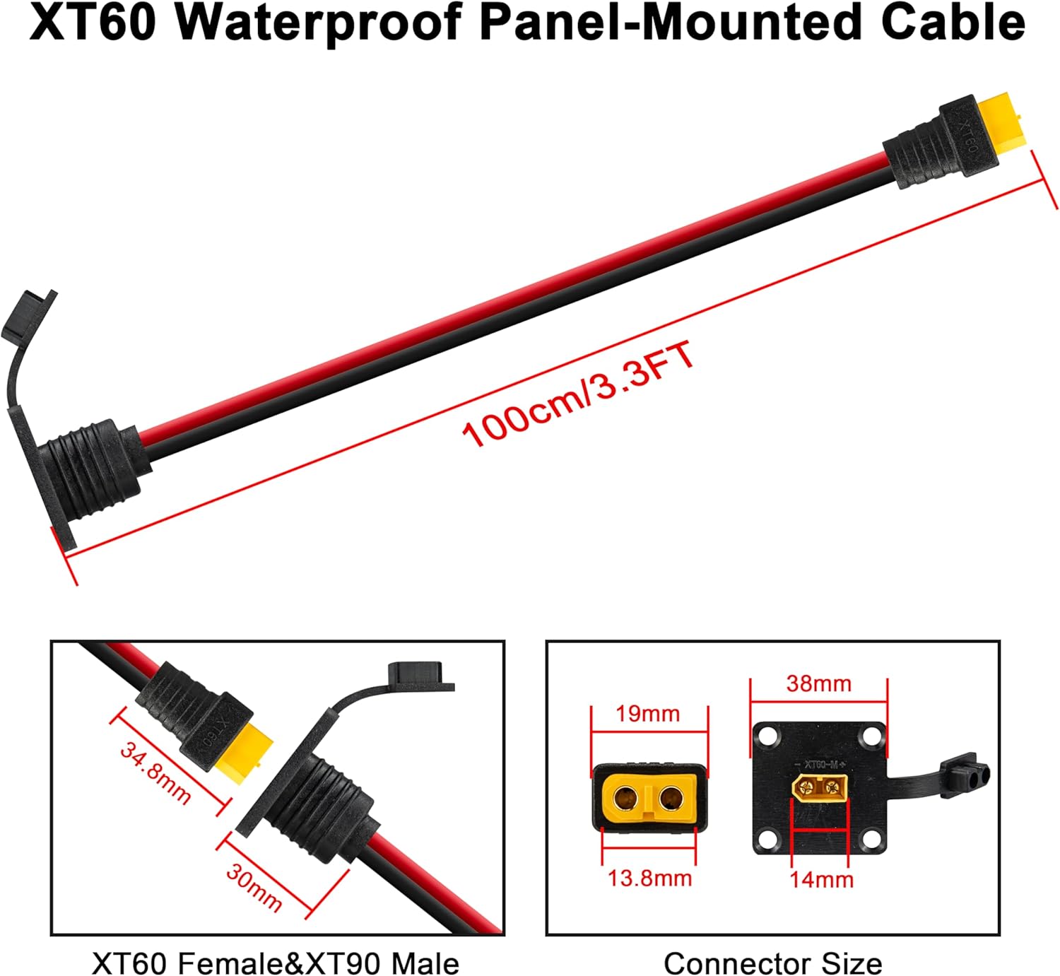 Kabel JMUYTOP 12AWG XT60 do mo – Drone Bike Rc recenzja i cena