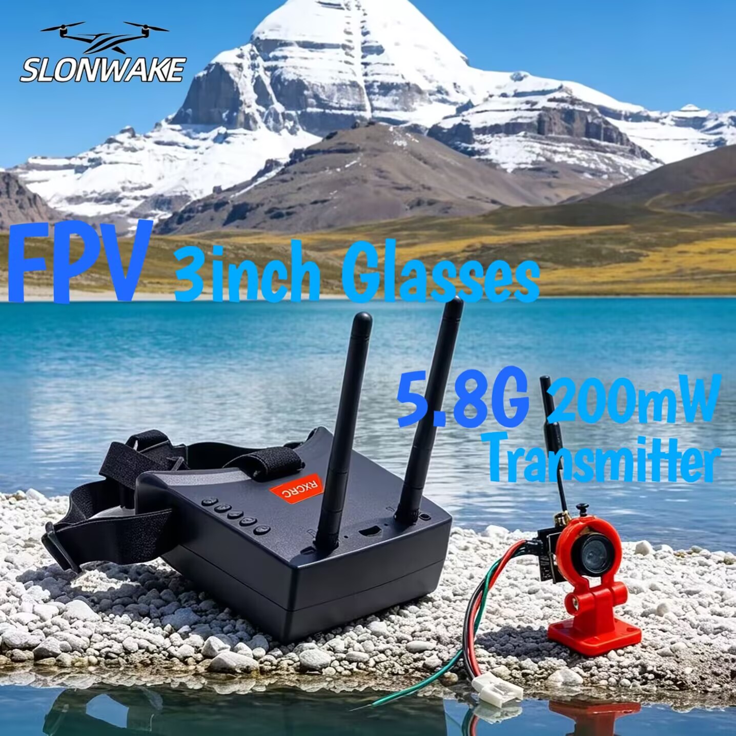 SLONWAKE 5.8G Analogowy Transm – Drone Rc Camera recenzja i cena